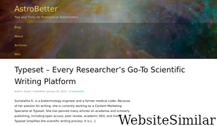 astrobetter.com Screenshot