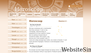 astrohoroscoop.nl Screenshot