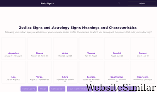 astrology-zodiac-signs.com Screenshot