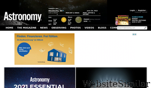 astronomy.com Screenshot