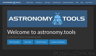astronomy.tools Screenshot