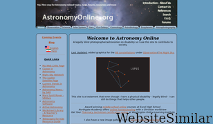 astronomyonline.org Screenshot