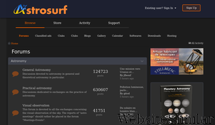 astrosurf.com Screenshot
