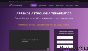 astroterapeutica.com Screenshot
