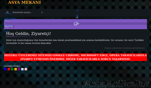 asyamekani.com Screenshot