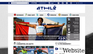 athle.org Screenshot
