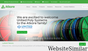 atkore.com Screenshot