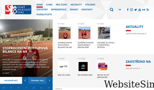 atletika.cz Screenshot