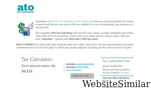 atotaxcalculator.com.au Screenshot