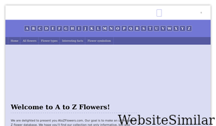 atozflowers.com Screenshot