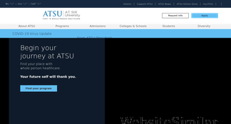 atsu.edu Screenshot