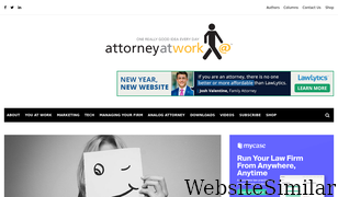 attorneyatwork.com Screenshot