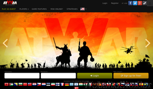 atwar-game.com Screenshot