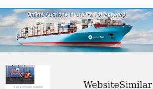auctionport.be Screenshot