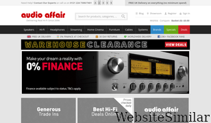 audioaffair.co.uk Screenshot