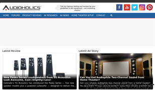 audioholics.com Screenshot