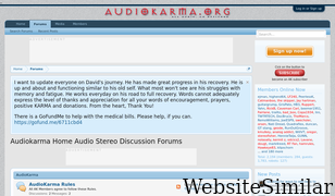 audiokarma.org Screenshot