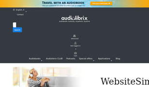 audiolibrix.com Screenshot