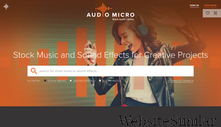 audiomicro.com Screenshot