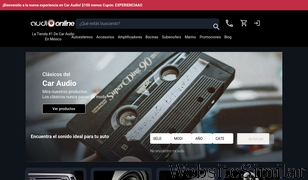 audioonline.com.mx Screenshot