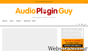 audiopluginguy.com Screenshot