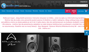 audiopro.rs Screenshot