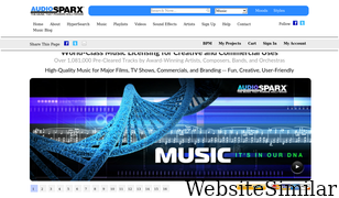 audiosparx.com Screenshot