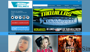 auditorio-telmex.com Screenshot