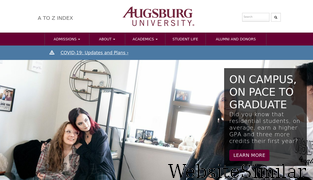 augsburg.edu Screenshot
