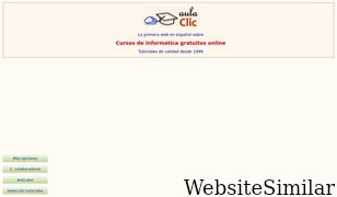 aulaclic.es Screenshot