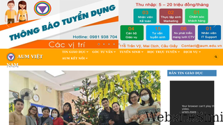 aum.edu.vn Screenshot