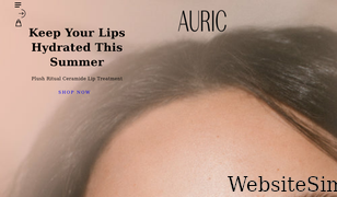 auriccosmetics.com Screenshot