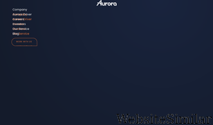 aurora.tech Screenshot