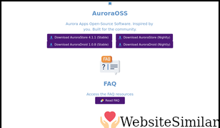 auroraoss.com Screenshot