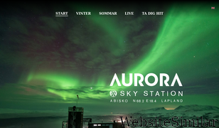 auroraskystation.se Screenshot