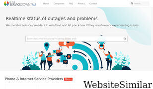 aussieservicedown.com Screenshot