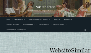 austenprose.com Screenshot