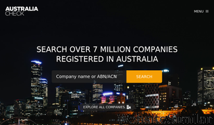 australiacheck.com Screenshot