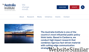 australiainstitute.org.au Screenshot
