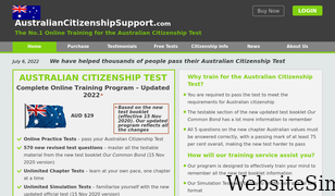 australiancitizenshipsupport.com Screenshot
