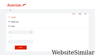 austrian.com Screenshot