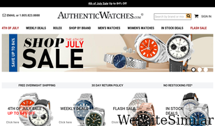 authenticwatches.com Screenshot