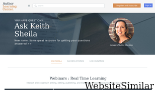 authorlearningcenter.com Screenshot
