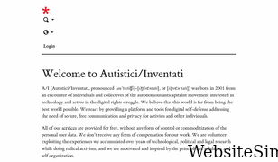 autistici.org Screenshot