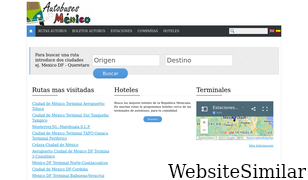 autobusesmexico.com Screenshot