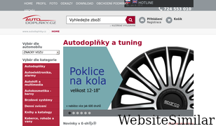 autodoplnky.cz Screenshot