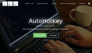 autohotkey.com Screenshot