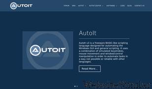 autoitscript.com Screenshot