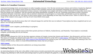 automatedgenealogy.com Screenshot