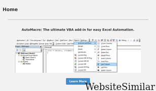 automateexcel.com Screenshot